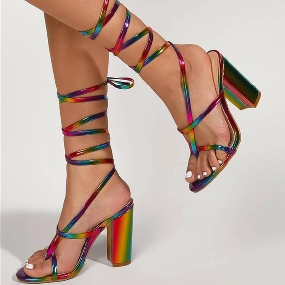 Shoes - Ombré Platform Heels
